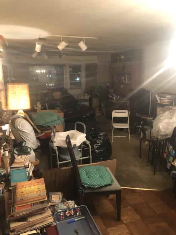 hoarder estate cleanout